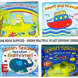 Baby Bath Books Plastic Coated Fun Educational Learning Toys for Toddlers & Kids