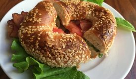 Bagel sandwiches