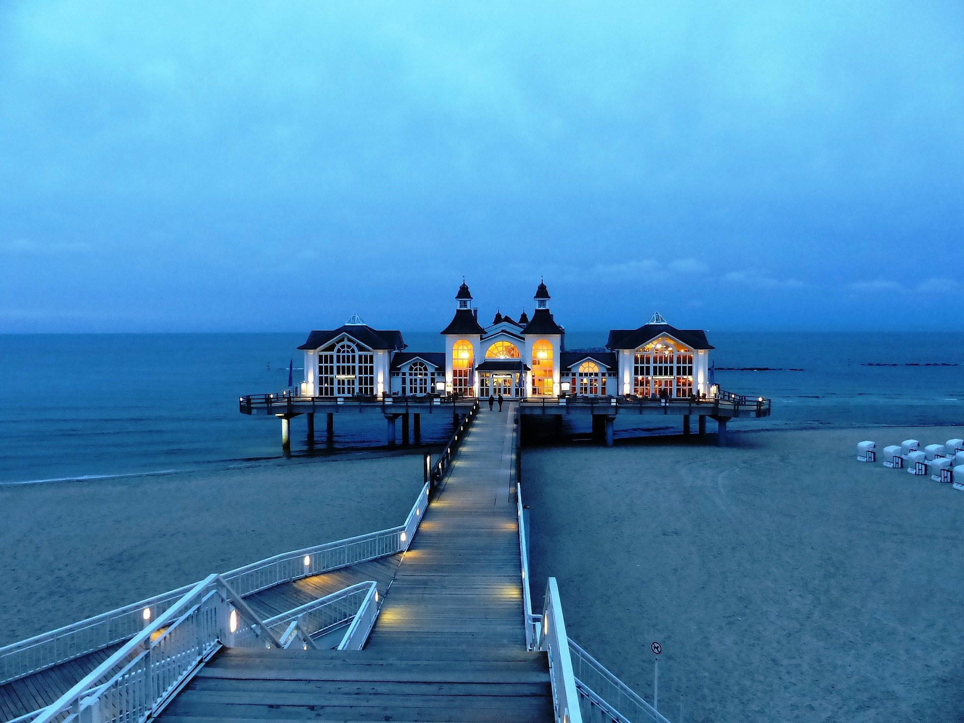 Walk along the pier