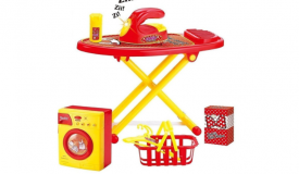 Toy Playset – Washing Machine and Ironing Board