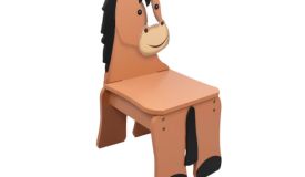 Wooden Horse Chair